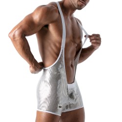 Body de la marque TOF PARIS - Body Star Tof Paris - Argent - Ref : TOF177A