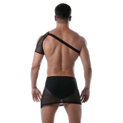 Harness of the brand TOF PARIS - Circuit Mesh Shoulder Harness Tof Paris - Black - Ref : TOF237N