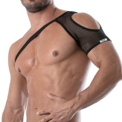 Harness of the brand TOF PARIS - Circuit Mesh Shoulder Harness Tof Paris - Black - Ref : TOF237N