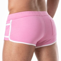 Short de la marque TOF PARIS - Short Retro Tof Paris - Rose - Ref : TOF271P