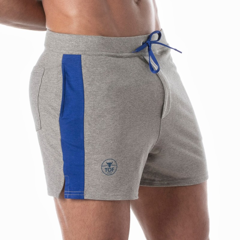 Short of the brand TOF PARIS - Football Shorts Tof Paris - Grey - Ref : TOF272G