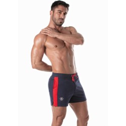 Breve del marchio TOF PARIS - Short Football Tof Paris - Blu Navy - Ref : TOF272BM