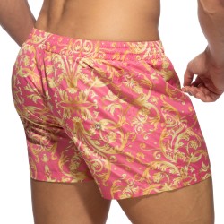 T-Shirt Made In France del marchio ADDICTED - Pantaloncini da bagno Versailles - rosa - Ref : ADS205 C05