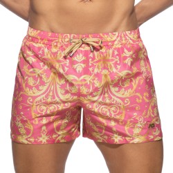 T-Shirt Made In France del marchio ADDICTED - Pantaloncini da bagno Versailles - rosa - Ref : ADS205 C05