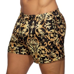 Bath Shorts of the brand ADDICTED - Versailles - black swim shorts - Ref : ADS205 C10