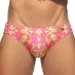 Bagno breve del marchio ADDICTED - Versailles - costumi da bagno rosa - Ref : ADS203 C05