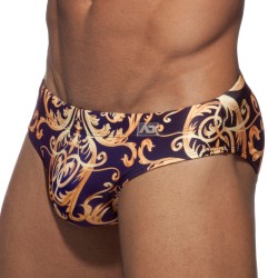 Bath Brief of the brand ADDICTED - Versailles - navy swimwear - Ref : ADS203 C09