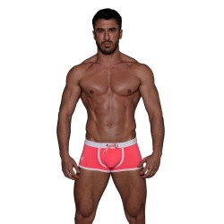 Boxer Shorts, Bad Shorty der Marke TOF PARIS - Badehose mit niedriger taille Neon Tof Paris - Neon Rose - Ref : TOF268P