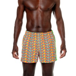 Shorts de baño de la marca HOM - Didier Beach Short impreso - Ref : 10144547 M023