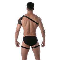 Harness of the brand TOF PARIS - Circuit Tof Paris Thigh Harness - Black - Ref : TOF240NUS