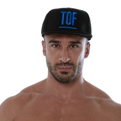 Gorras y sombreros de la marca TOF PARIS - Gorra Circuit Tof Paris - Negro/Azul - Ref : TOF235NBUR