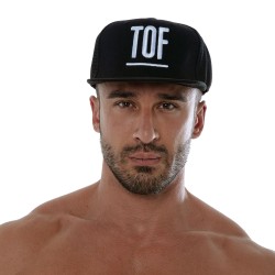 Harnais de la marque TOF PARIS - Casquette Circuit Tof Paris - Noir/Blanc - Ref : TOF235NB