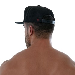 Caps & Hats of the brand TOF PARIS - Circuit Tof Paris cap - Black/Red - Ref : TOF235NR