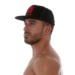 Caps & Hats of the brand TOF PARIS - Circuit Tof Paris cap - Black/Red - Ref : TOF235NR