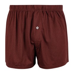 Underpants of the brand EMINENCE - Men s floating underpants Mercerized cotton chain patterne Eminence - burgundy - Ref : 5E54 2