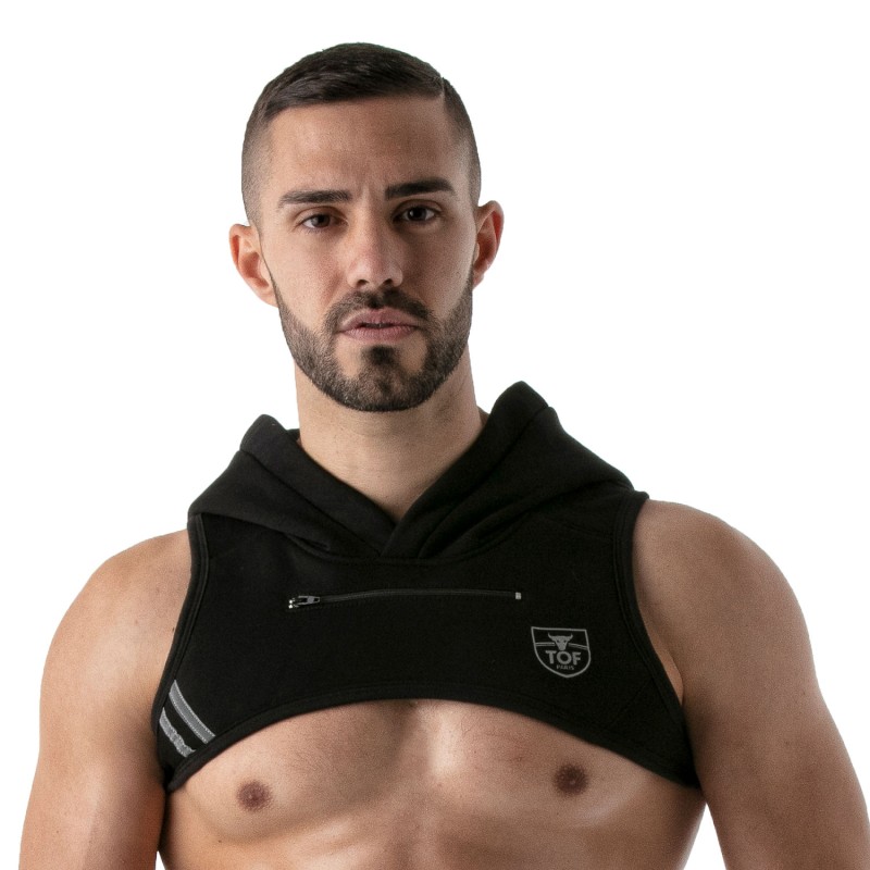 Harness of the brand TOF PARIS - Paris Tof Paris Hooded Harness - Black - Ref : TOF141N