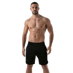 Breve del marchio TOF PARIS - Pantaloncini lunghi Gym Tof Paris - Nero - Ref : TOF146N