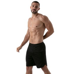 Kurze der Marke TOF PARIS - Gym Lange Shorts Tof Paris - Schwarz - Ref : TOF146N