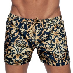 Badehosen der Marke ADDICTED - Versailles - marineblaue Badeshorts - Ref : ADS205 C09