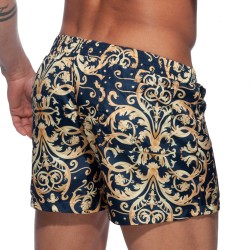 Bath Shorts of the brand ADDICTED - Versailles - navy blue swim shorts - Ref : ADS205 C09