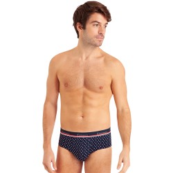 Brief of the brand EMINENCE - Set of 2 briefs Made in France Eminence - navy and grey - Ref : LV20 2350