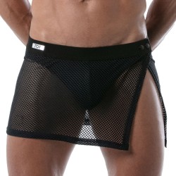 Underwear of the brand TOF PARIS - Circuit Tof Paris Fishnet Paréo - Black - Ref : TOF238N