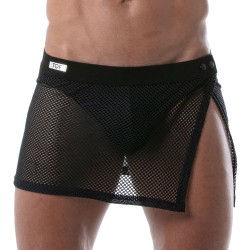 Underwear of the brand TOF PARIS - Circuit Tof Paris Fishnet Paréo - Black - Ref : TOF238N