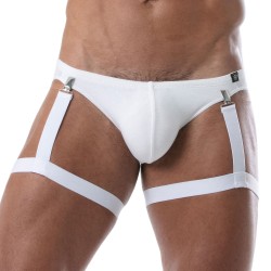 Harness of the brand TOF PARIS - Circuit Tof Paris Thigh Harness - White - Ref : TOF240BUS