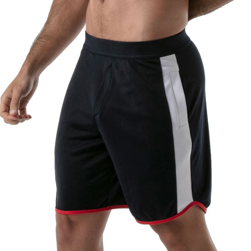 Kurze der Marke TOF PARIS - Gym Lange Shorts Tof Paris - Marineblau - Ref : TOF146BUM