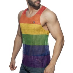 Tank top of the brand ADDICTED - Rainbow mesh tanktop - Ref : AD1166 C01