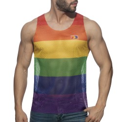 Tank top der Marke ADDICTED - Regenbogen-Mesh-tanktop - Ref : AD1166 C01