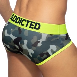 Slip de la marca ADDICTED - Slip swimderwear army - Ref : AD1150 C17