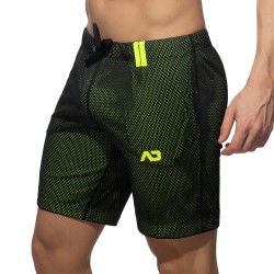 Bermuda del marchio ADDICTED - Bermuda loop-mesh - nero - Ref : AD357 C10