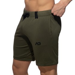 Bermuda der Marke ADDICTED - Loop-Mesh-Bermudashorts - khaki - Ref : AD357 C12