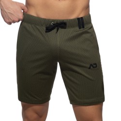 Bermuda der Marke ADDICTED - Loop-Mesh-Bermudashorts - khaki - Ref : AD357 C12