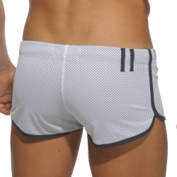 Short of the brand ADDICTED - Loop-mesh shorts - white - Ref : AD358 C01