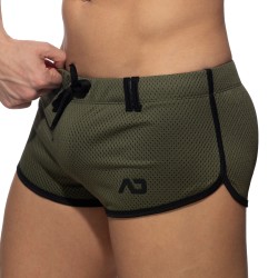 Short loop-mesh - khaki
