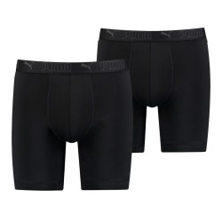 Pantaloncini boxer, Shorty del marchio PUMA - Boxer sportivi lunghi in microfibra PUMA (set di 2) - nero - Ref : 701210963 001