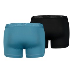 Boxer, shorty de la marque PUMA - Lot de 2 boxers sport en microfibre PUMA - bleu et noir - Ref : 701210961 008