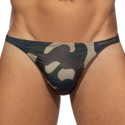 Slip de bain de la marque ADDICTED - G-string de bain - camo - Ref : ADS316 C17