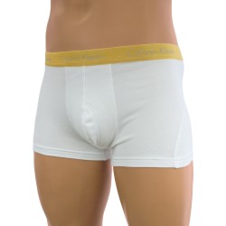 Shorts Boxer, Shorty de la marca CALVIN KLEIN - Shorty Gold blanc - Ref : M5311A Q44