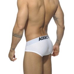 Jock strap de la marque ADDICTED - Lot de 3 slips Mesh Push up - Ref : AD475P C3COL 