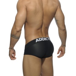 Jock strap de la marque ADDICTED - Lot de 3 slips Mesh Push up - Ref : AD475P C3COL 