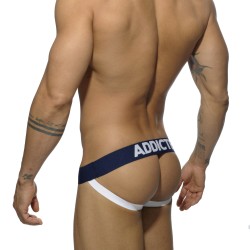 Jock strap de la marque ADDICTED - Lot de 3 jockstraps Mesh Push up - Ref : AD479P C3COL 