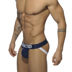 Jock strap de la marque ADDICTED - Lot de 3 jockstraps Mesh Push up - Ref : AD479P C3COL 