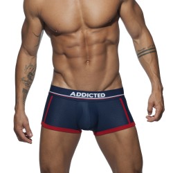 Boxer shorts, Shorty of the brand ADDICTED - Sport mesh trunk - navy - Ref : AD739 C09