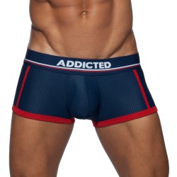 Boxer shorts, Shorty of the brand ADDICTED - Sport mesh trunk - navy - Ref : AD739 C09