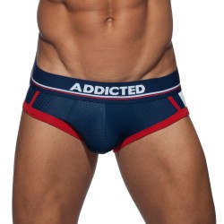 Slip de la marca ADDICTED - Sport mesh brief - navy - Ref : AD738 C09