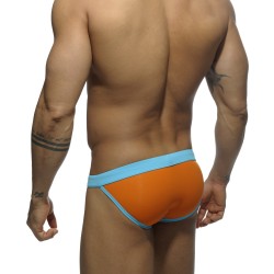 Badeschein der Marke ADDICTED - Sexy Bikini niedrige Taille - orange - Ref : ADS065 C04