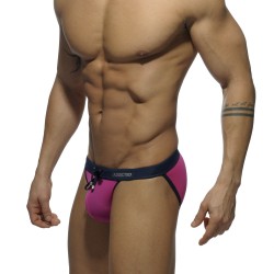 Bagno breve del marchio ADDICTED - Sexy bikini vita bassa - rossa - Ref : ADS065 C05